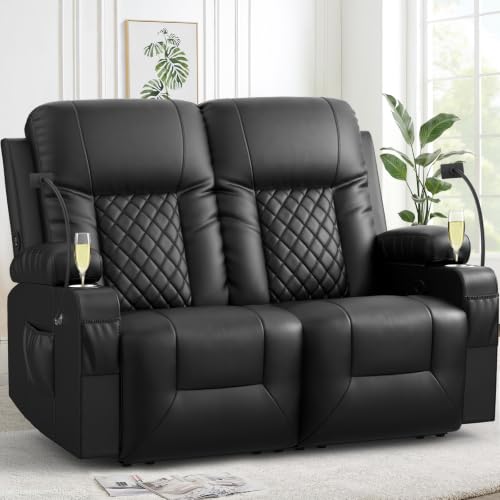FURNIMAT Loveseat Recliner Sofa