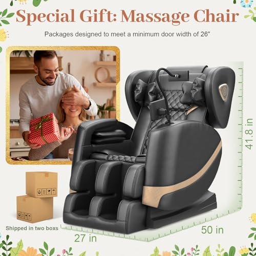 FURNIMAT Massage Chair Full Body Zero Gravity Recliner